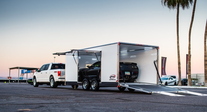 enclosed trailer for only one car