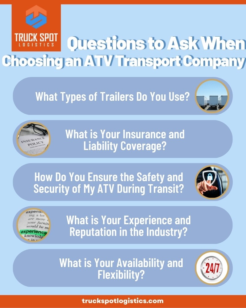 Questions you should ask when selecting an ATV shipping services