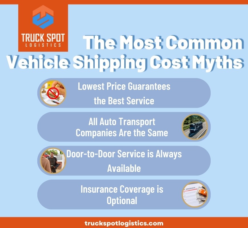 Common misconceptions about vehicle shipping costs