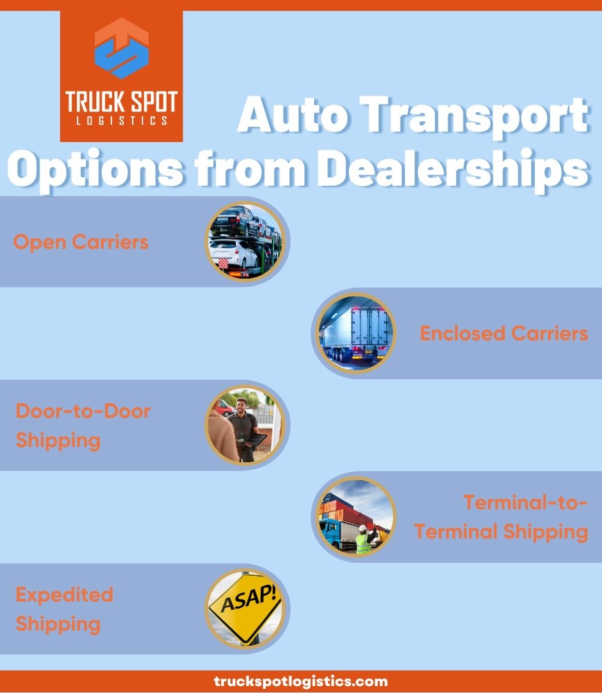 Auto transport options from dealerships