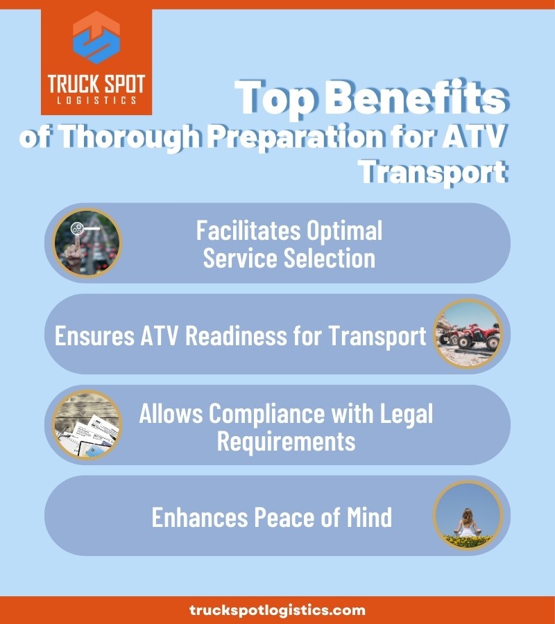 The value of thorough preparation for ATV transport