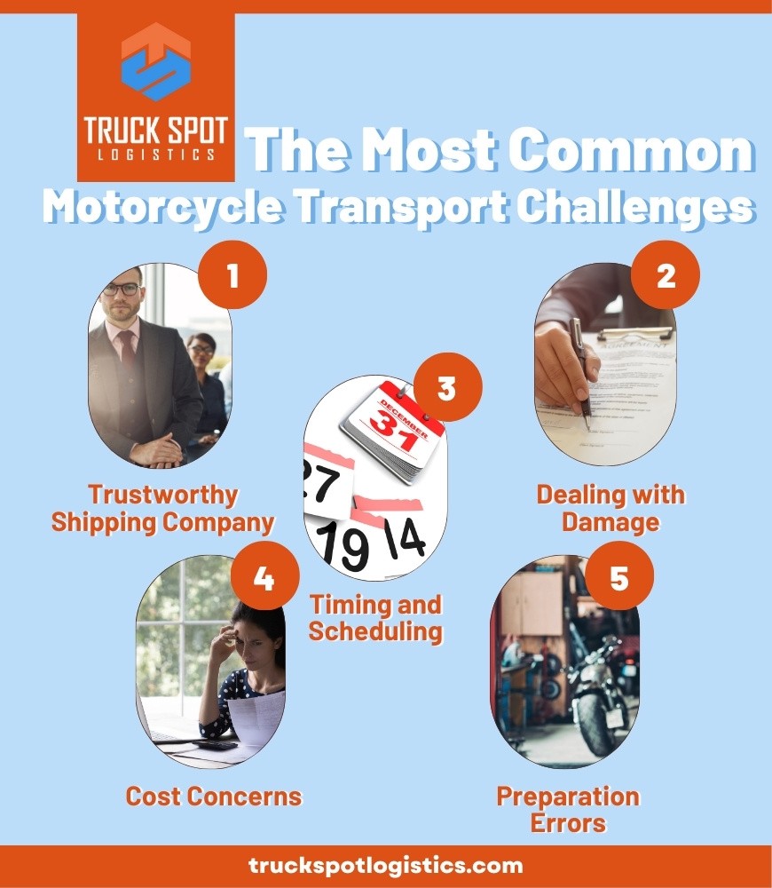 Overcoming challenges in motorcycle transport
