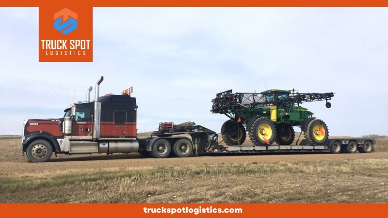 What is farm equipment hauling